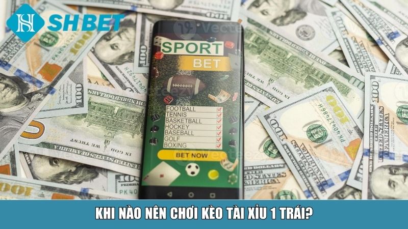 Tài Xỉu 1 Trái Là Gì? Hướng Dẫn Chi Tiết Cho Người Mới Tại SHBET 3 Khi nào nên chơi kèo tài xỉu 1 trái?